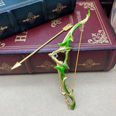 The Viridescent Hunt Bow Replica | Genshin Impact Metal Collectible | 1:6 Scale | BlacksmithSONG - BlacksmithSONG