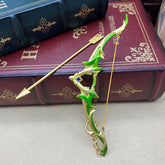 The Viridescent Hunt Bow Replica | Genshin Impact Metal Collectible | 1:6 Scale | BlacksmithSONG - BlacksmithSONG