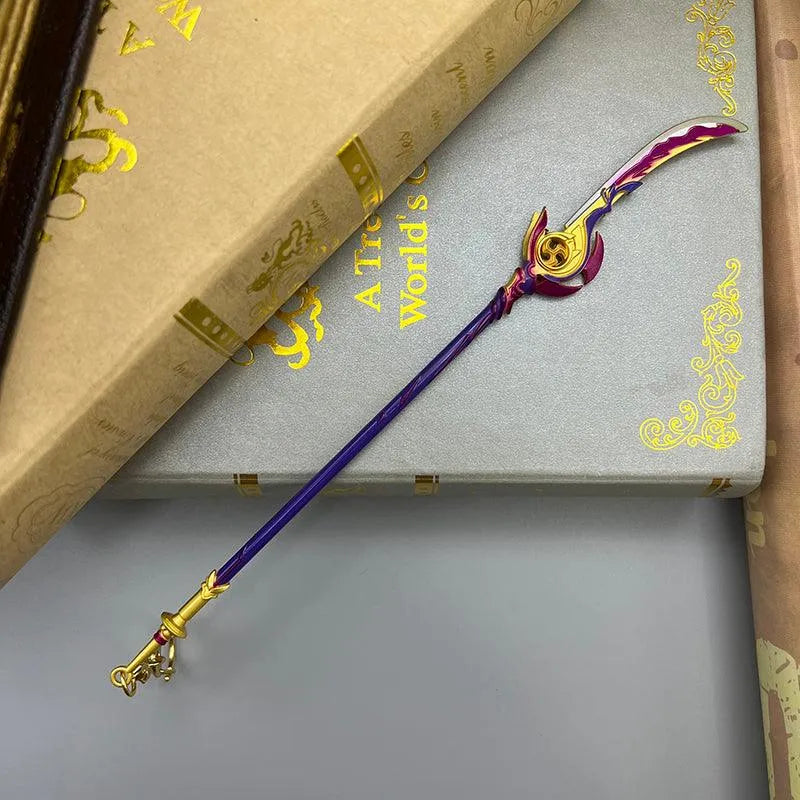 Engulfing Lightning Replica | Genshin Impact Naginata | Metal Collectible | BlacksmithSONG - BlacksmithSONG