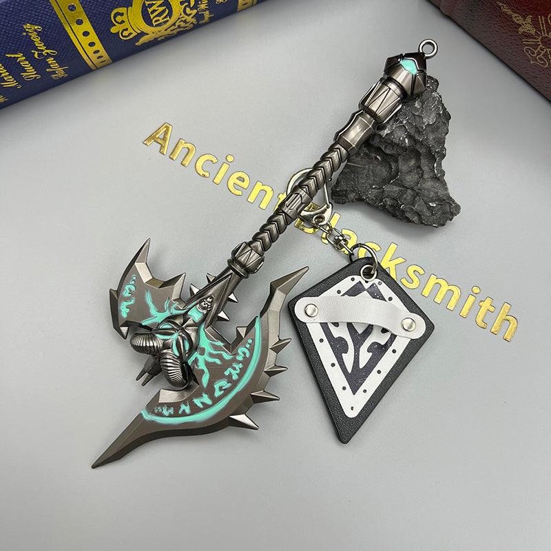 Shadowmourne Axe Replica | World of Warcraft | 1:6 Scale Metal Collectible | BlacksmithSONG - BlacksmithSONG