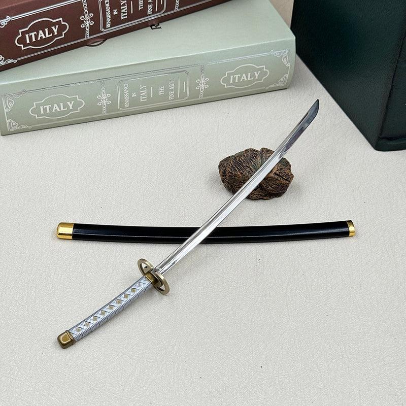 Gin Ichimaru Shinsō Zanpakutō Replica | Bleach Katana | 1:6 Scale Metal Collectible | BlacksmithSONG - BlacksmithSONG