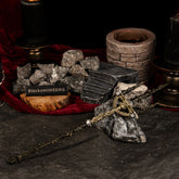 Réplica del Tridente del Anillo de Elden: Arma Ritual del Señor de la Sangre de Mohg | Coleccionable de aleación de zinc con acabado antideslustre