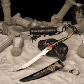 Catspaw Dagger Replica - 18cm Valyrian Style Metal - Arya Stark & Aegon’s Prophecy Blade - Desktop Display Model