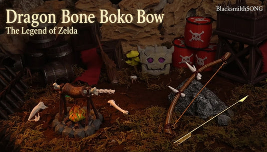 Dragon Bone Boko Bow: Inside a Zelda Bokoblin Camp, in 78 Grams of Metal