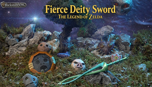 Forging the Infinity Blade: 21cm Fierce Deity Sword Metal Replica
