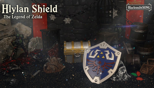 The Unbreakable Aegis: 12cm Hylian Shield Metal Replica (177g)
