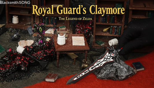 The Glass Cannon Forged: 20.5cm Royal Guard's Claymore Replica (53g)
