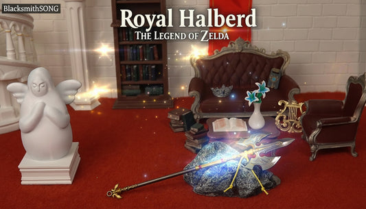 Is This 21.5cm Royal Halberd the Most Elegant Zelda Spear Replica for Your Desk?