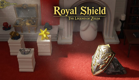 The Vault's Treasure: 9.5cm Royal Shield Metal Replica (62g)