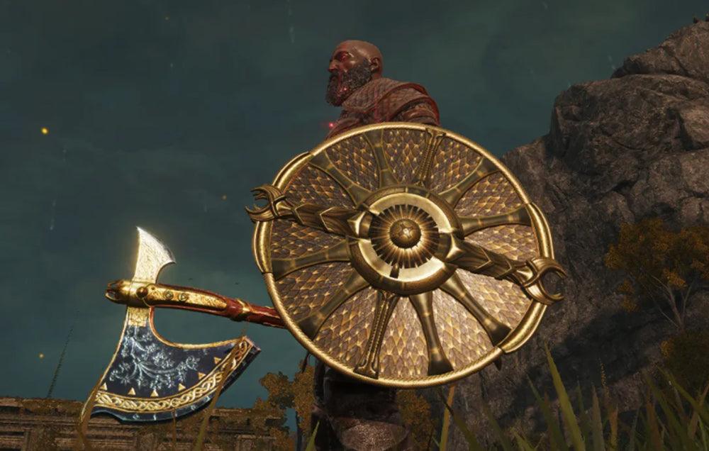 God of War Guardian Shield Replica - Kratos' Spartan Defense Relic | Aesir War Tactics Collectible Artifact - BlacksmithSONG