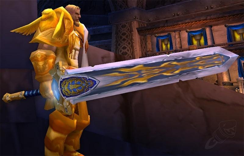 World of Warcraft Grand Marshal's Claymore Replica - Classic PVP Honor Blade | Alliance & Horde Collectible Weapon Art - BlacksmithSONG