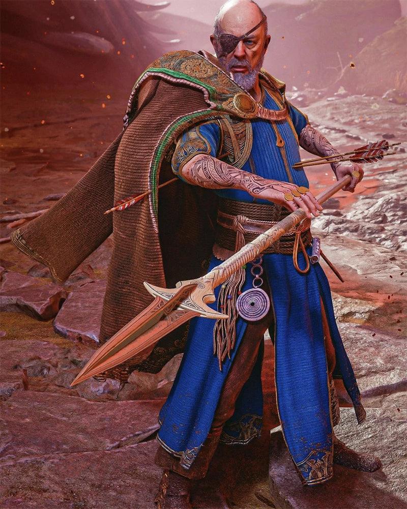God of War Ragnarok Gungnir Spear Replica - Odin's Unerring Mythic Weapon | Nine Realms Conquest Collectible - BlacksmithSONG
