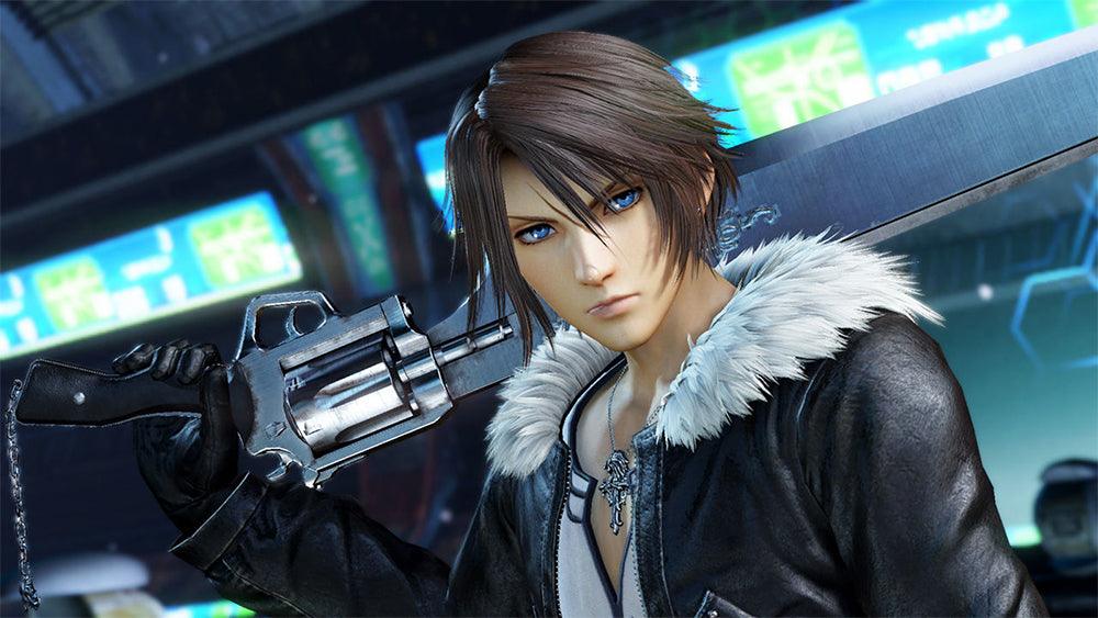 Revolver Gunblade - Final Fantasy VIII Squall Leonhart's Hybrid Weapon 1:6 Zinc Alloy | Griever Emblem Trigger & Electrostatic Cylinder Detailing | Balamb Garden Cadet Display for Junction System Archivists - BlacksmithSONG