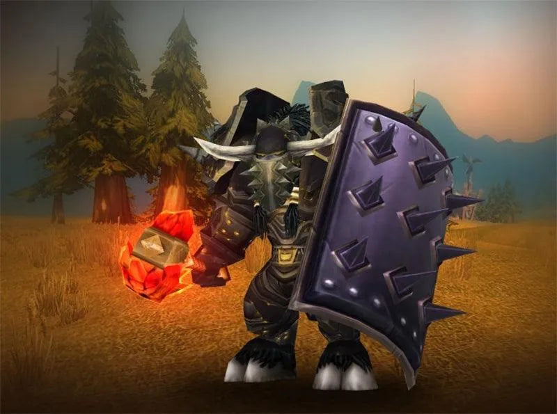 World of Warcraft Bulwark of Azzinoth Replica - Illidan's Black Temple Shield | Iconic Burning Crusade Raid Trophy - BlacksmithSONG