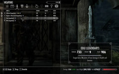 Eduj Skyrim Sword Replica | 1:6 Scale | Elder Scrolls V Metal Collectible | BlacksmithSONG - BlacksmithSONG