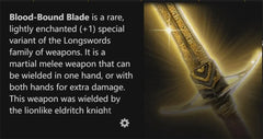 Blood-Bound Blade Replica | Baldur's Gate 3 Metal Sword | 1:6 Scale Collectible | BlacksmithSONG - BlacksmithSONG