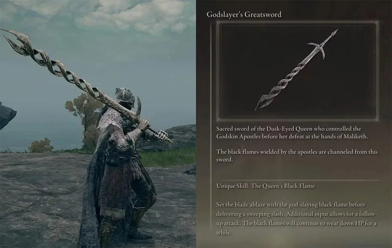 Godslayer's Greatsword Elden Ring Metal Replica | BlacksmithSONG Collectible - BlacksmithSONG
