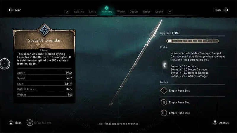 Spear of Leonidas AC Valhalla Collectible Model | BlacksmithSONG - BlacksmithSONG