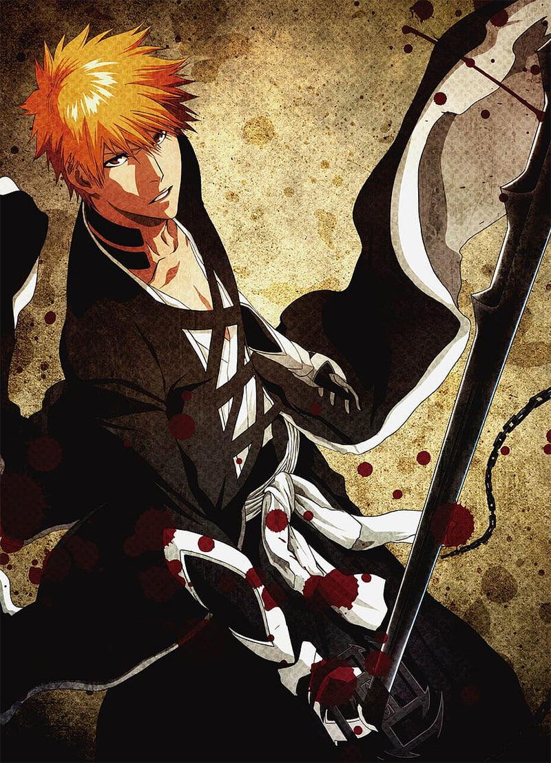 Bleach Tensa Zangetsu Replica - Ichigo's Classic Bankai Katana | Arrancar Arc's Iconic Soul Reaper Blade - BlacksmithSONG