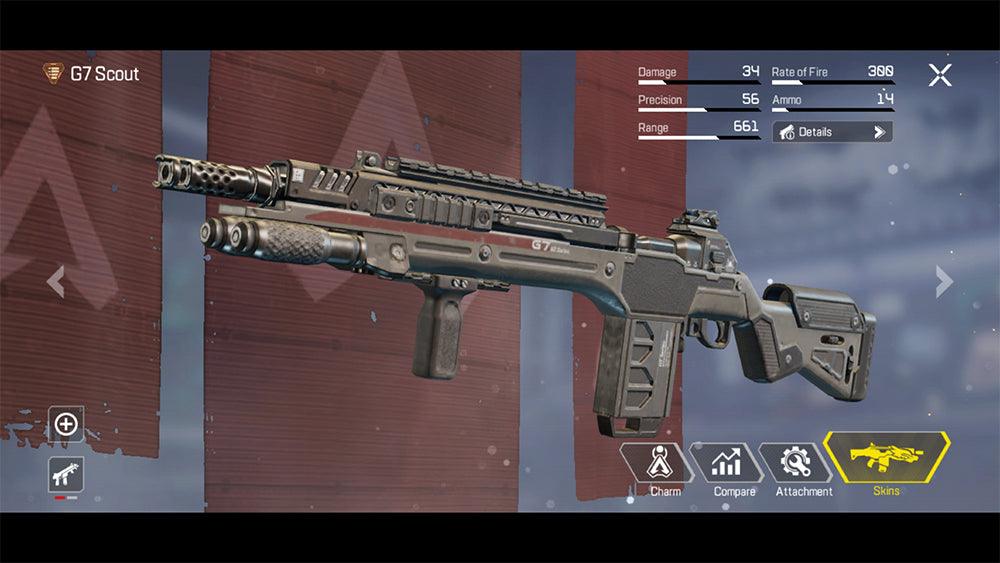 G7 Scout Sniper Rifle - Apex Legends Mid-Range Dominator 1:6 Zinc Alloy | Dual-Trigger Burst & Lightweight Alloy Frame | Multi-Layer Enamel Finish for Precision Marksmen - BlacksmithSONG