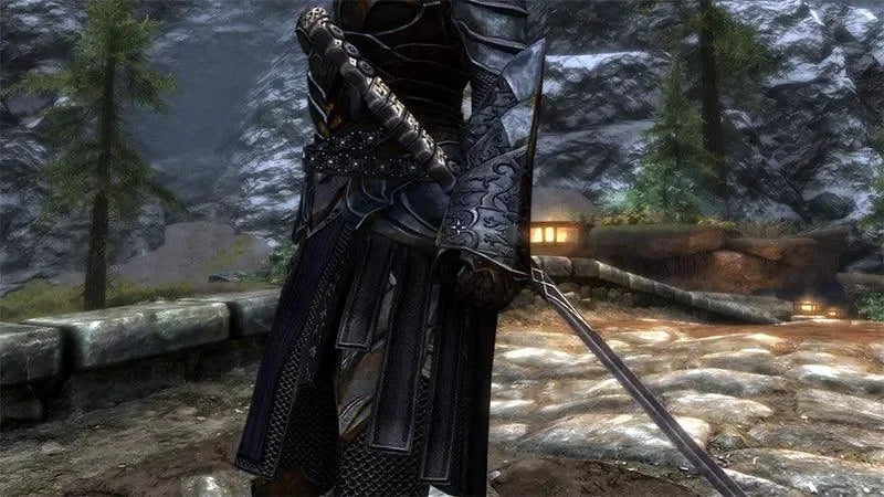 Skyrim Ebony Blade Replica | 1:6 Scale Metal Collectible | BlacksmithSONG - BlacksmithSONG