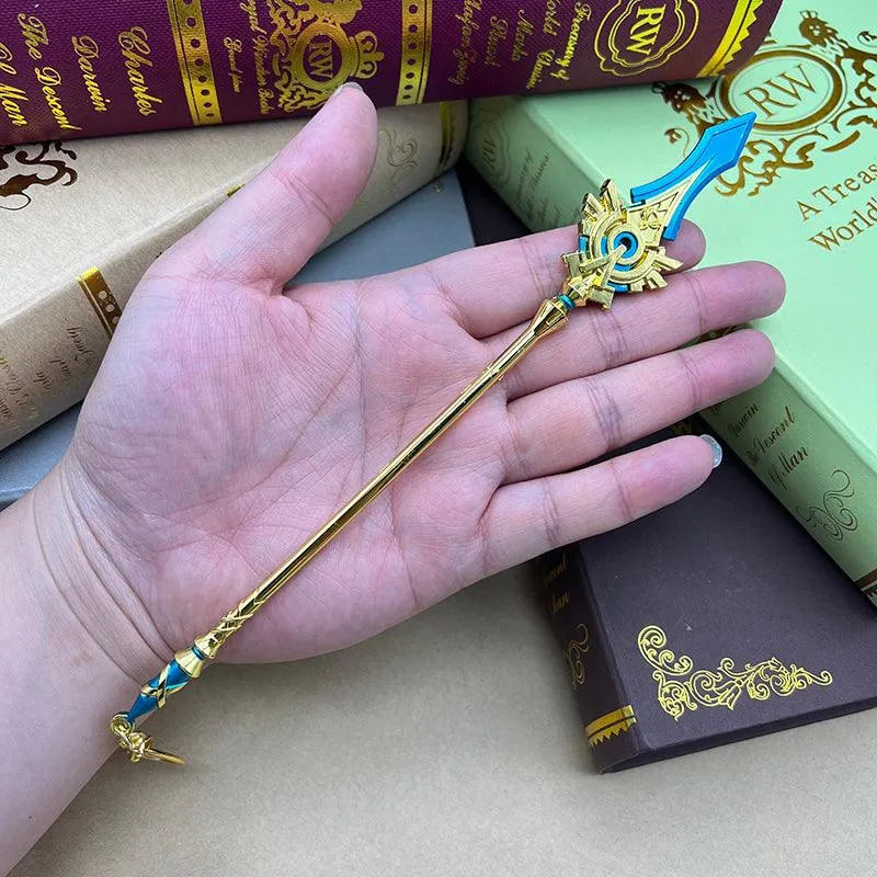 Skyward Spine Spear Replica | Genshin Impact Metal Collectible | BlacksmithSONG - BlacksmithSONG