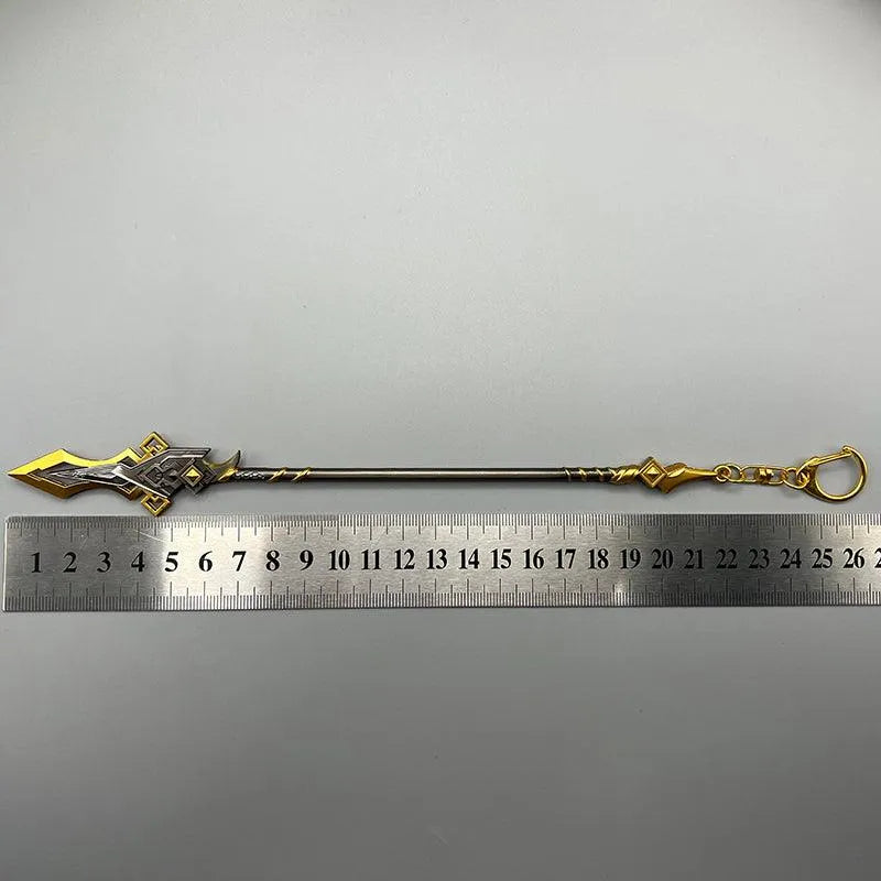 Vortex Vanquisher Spear Replica | Genshin Impact Metal Collectible | BlacksmithSONG - BlacksmithSONG