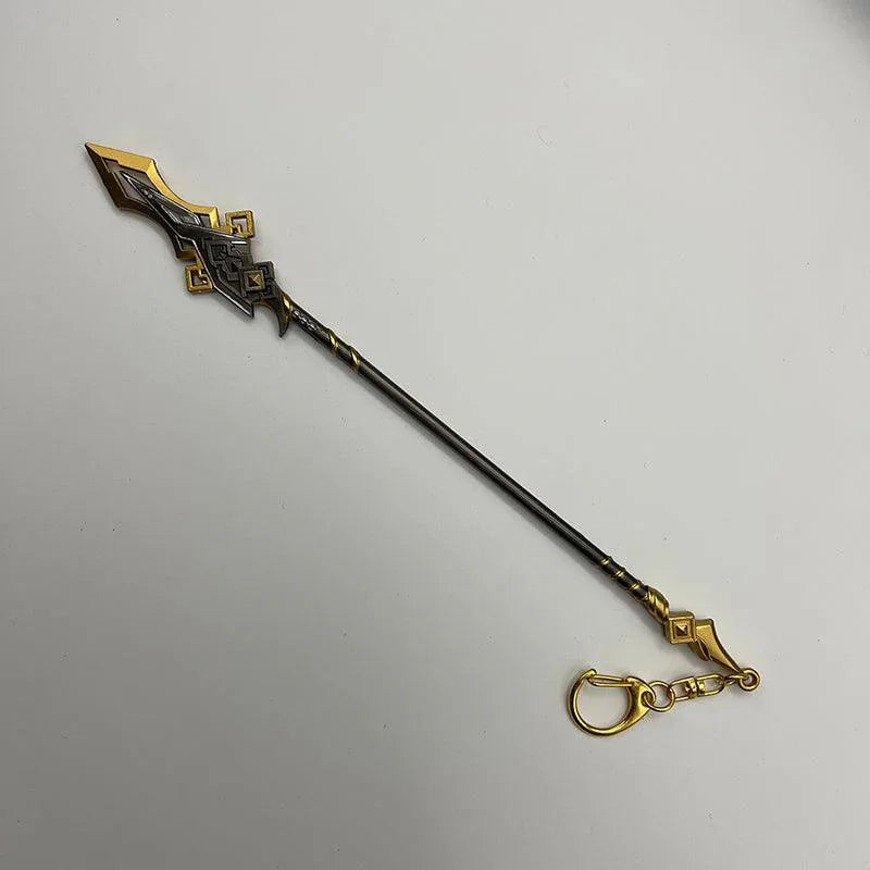 Vortex Vanquisher Spear Replica | Genshin Impact Metal Collectible | BlacksmithSONG - BlacksmithSONG