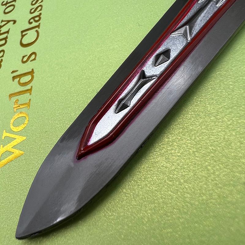 Royal Guard's Claymore Replica - The Legend of Zelda Two-Handed Colossus 1:6 Zinc Alloy | Last Stand Blade Texture & Crimson Accents | Multi-Layer Baked Finish for Lynel Slayers - BlacksmithSONG