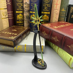 Primordial Jade Winged-Spear Replica | Genshin Impact Metal Spear | Collectible | BlacksmithSONG - BlacksmithSONG
