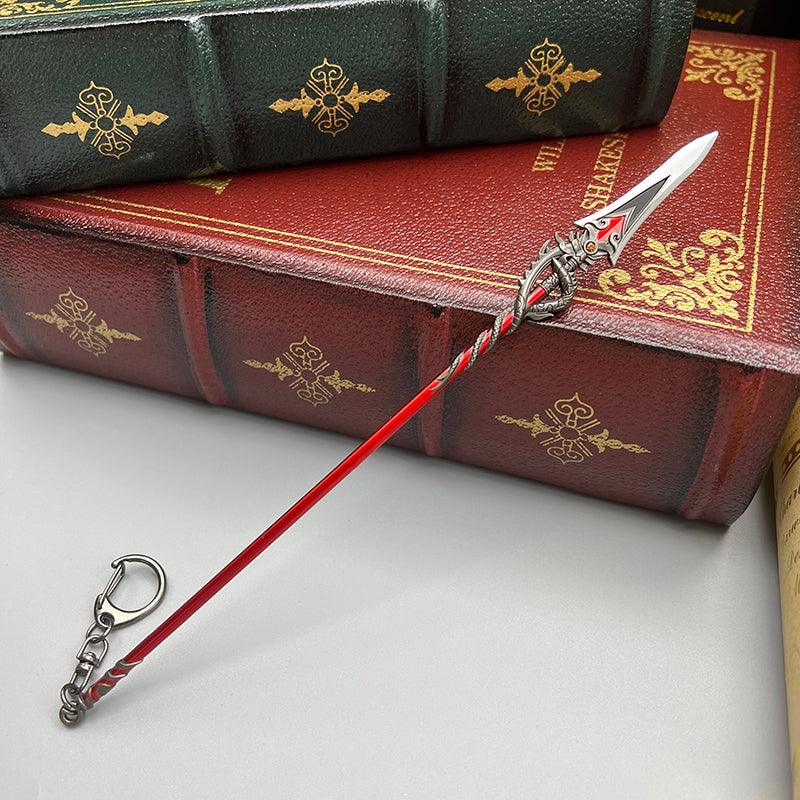 Genshin Impact Dragon's Bane Polearm - Liyue Adepti Dragon-Slaying Legacy for Cosplay Battle Shrine - BlacksmithSONG