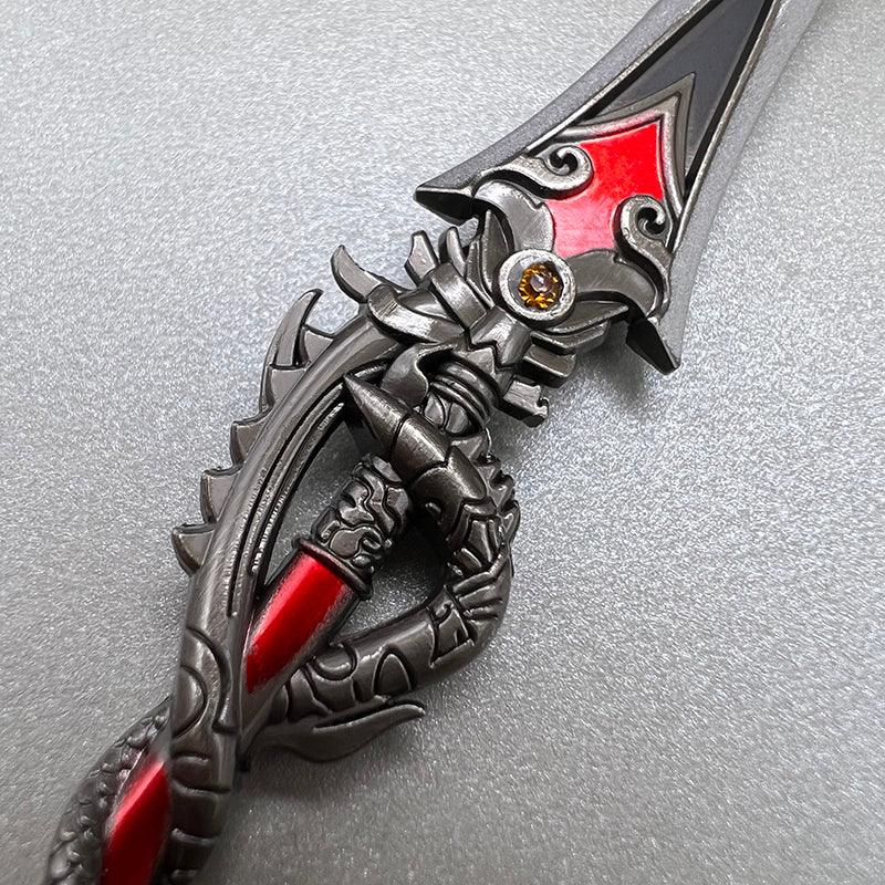 Genshin Impact Dragon's Bane Polearm - Liyue Adepti Dragon-Slaying Legacy for Cosplay Battle Shrine - BlacksmithSONG