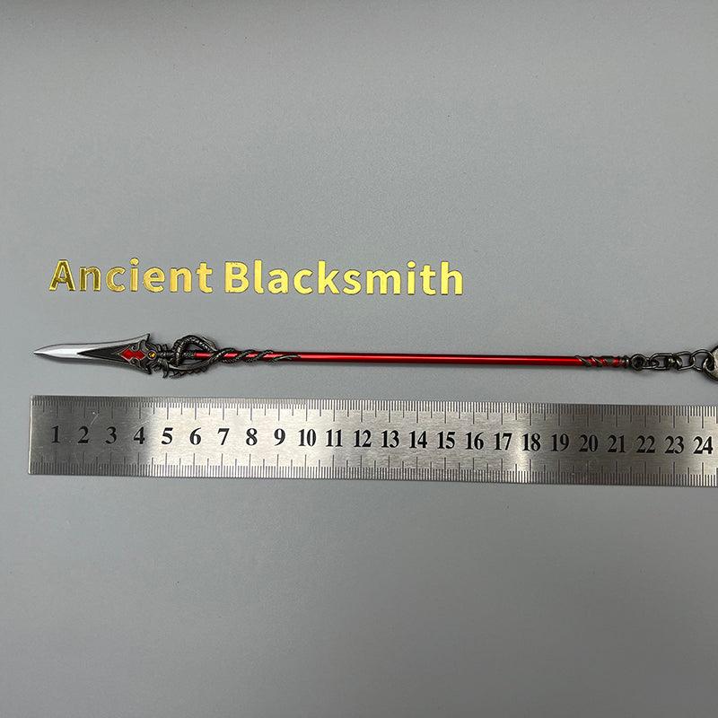 Genshin Impact Dragon's Bane Polearm - Liyue Adepti Dragon-Slaying Legacy for Cosplay Battle Shrine - BlacksmithSONG