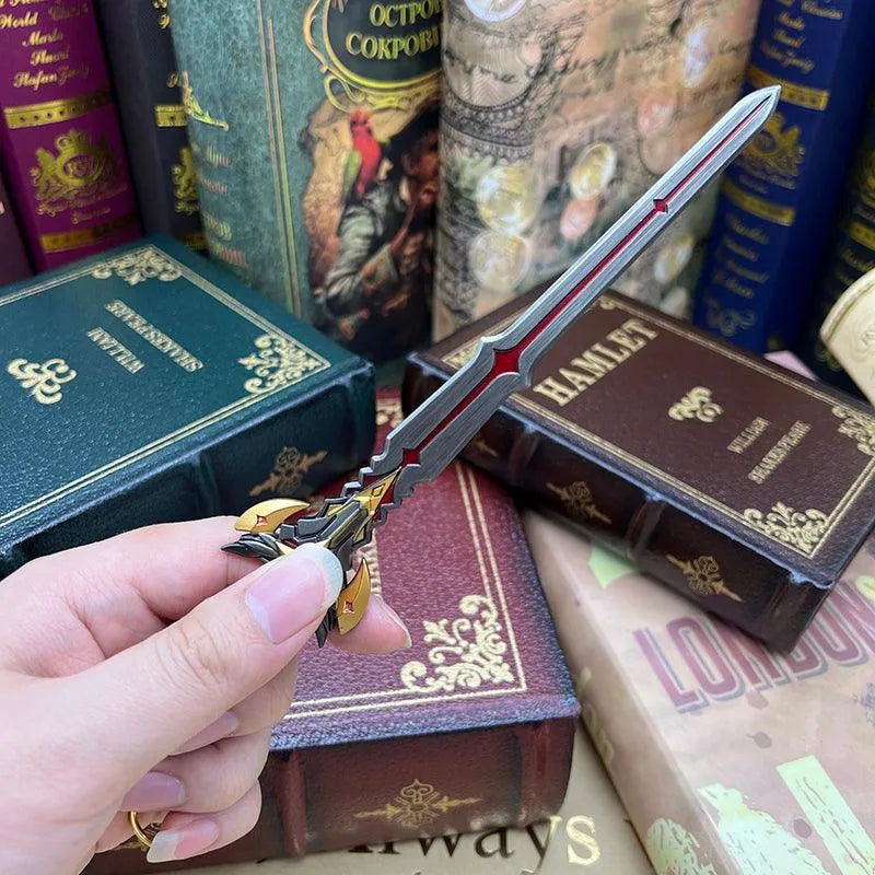 The Black Sword Replica | Genshin Impact Metal Sword | 1:6 Scale Collectible | BlacksmithSONG - BlacksmithSONG