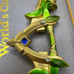 The Viridescent Hunt Bow Replica | Genshin Impact Metal Collectible | 1:6 Scale | BlacksmithSONG - BlacksmithSONG