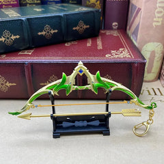 The Viridescent Hunt Bow Replica | Genshin Impact Metal Collectible | 1:6 Scale | BlacksmithSONG - BlacksmithSONG
