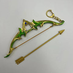 The Viridescent Hunt Bow Replica | Genshin Impact Metal Collectible | 1:6 Scale | BlacksmithSONG - BlacksmithSONG