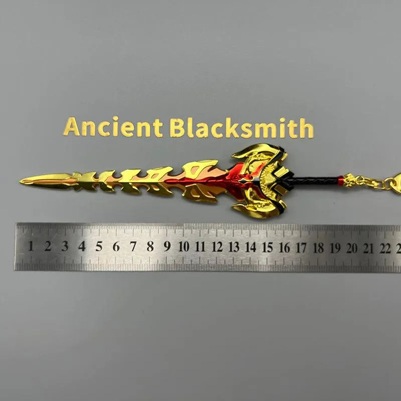 Serpent Spine Sword Replica | Genshin Impact Metal Claymore | 1:6 Scale Collectible | BlacksmithSONG - BlacksmithSONG