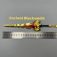 Serpent Spine Sword Replica | Genshin Impact Metal Claymore | 1:6 Scale Collectible | BlacksmithSONG - BlacksmithSONG