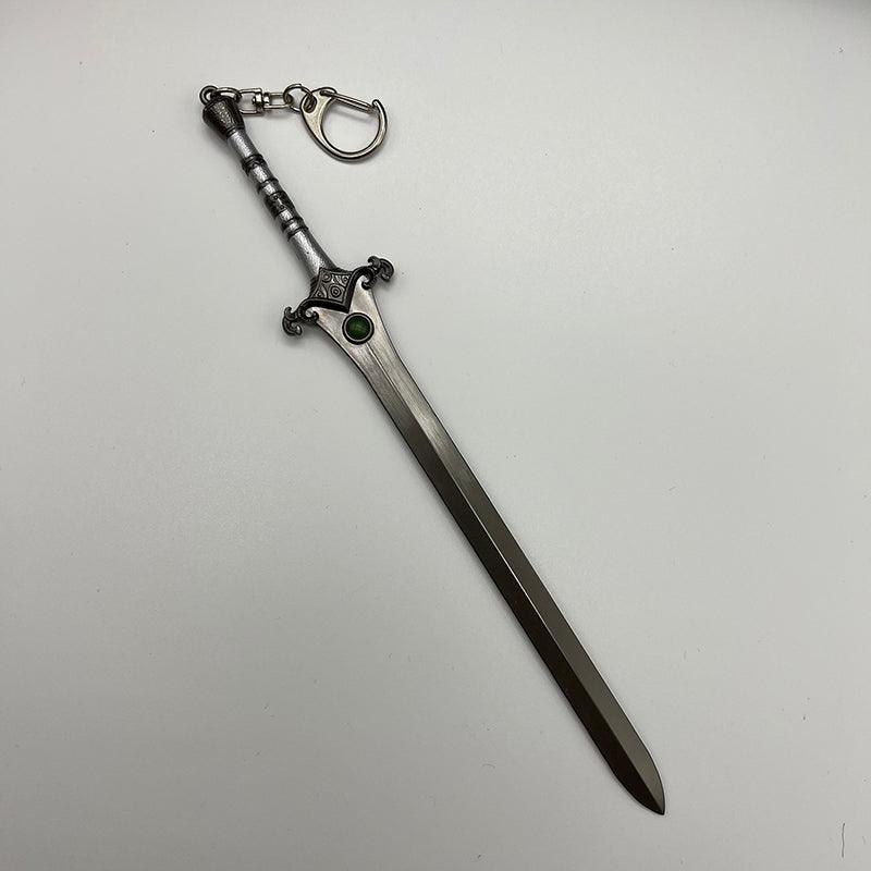 God of War Ragnarok Skofnung Sword 1:6 Zinc Alloy Die-Cast Model - Norse Rune Engraved King Hrolf Kraki Replica, Anti-Corrosion Coating, Gamer Cave Decor - BlacksmithSONG