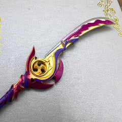 Engulfing Lightning Replica | Genshin Impact Naginata | Metal Collectible | BlacksmithSONG - BlacksmithSONG