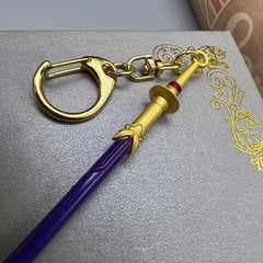 Engulfing Lightning Replica | Genshin Impact Naginata | Metal Collectible | BlacksmithSONG - BlacksmithSONG