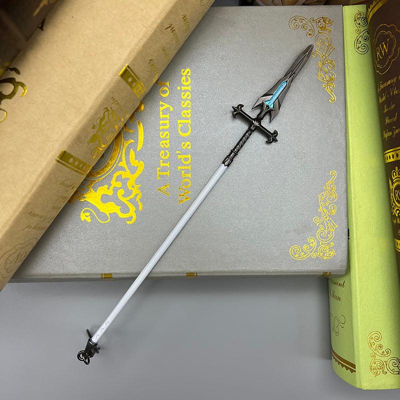 Genshin Impact Favonius Lance Replica - Knights of Favonius Sacred Relic for Mondstadt Altar Anime Devotion - BlacksmithSONG
