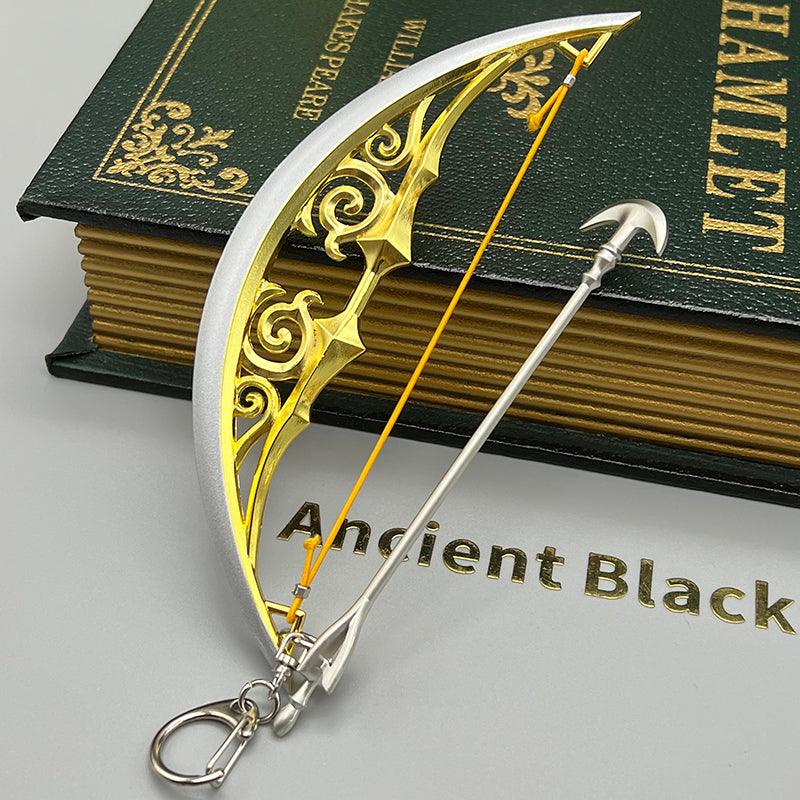 Bow of Light Replica - The Legend of Zelda Breath of the Wild Holy Relic 1:6 Scale | Zelda's Blessing Electroplated String & Sacred Glow Finish | Hyrule Castle Final Battle Display for Calamity Survivors - BlacksmithSONG