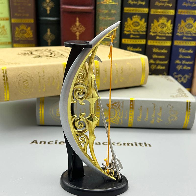 Bow of Light Replica - The Legend of Zelda Breath of the Wild Holy Relic 1:6 Scale | Zelda's Blessing Electroplated String & Sacred Glow Finish | Hyrule Castle Final Battle Display for Calamity Survivors - BlacksmithSONG