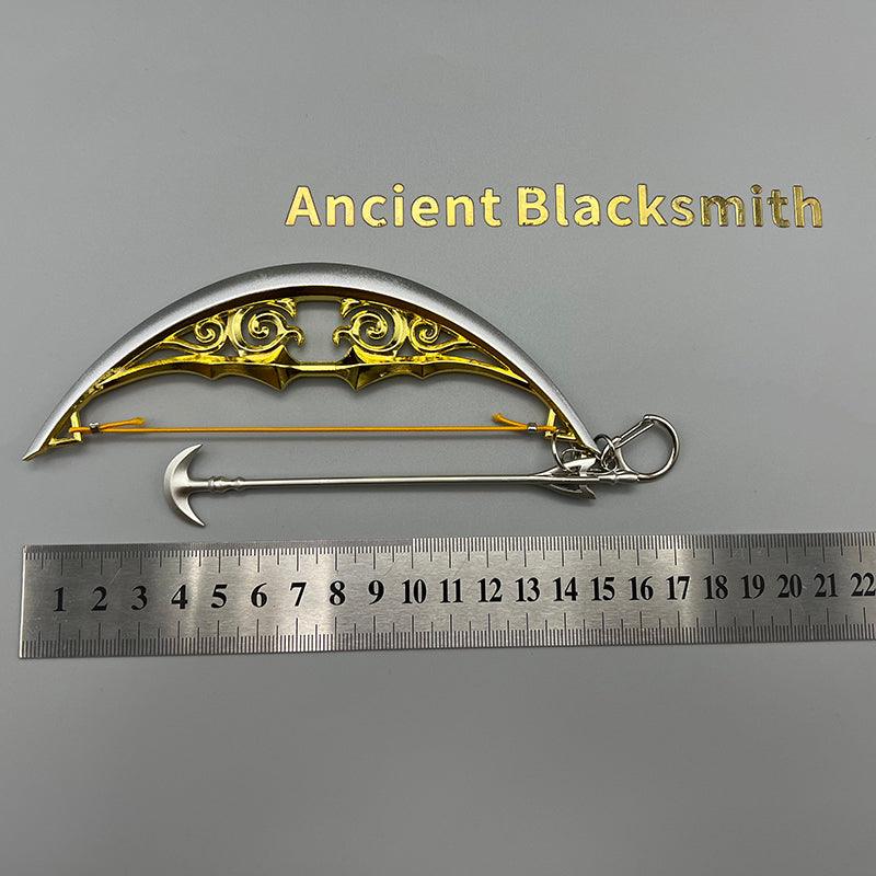 Bow of Light Replica - The Legend of Zelda Breath of the Wild Holy Relic 1:6 Scale | Zelda's Blessing Electroplated String & Sacred Glow Finish | Hyrule Castle Final Battle Display for Calamity Survivors - BlacksmithSONG