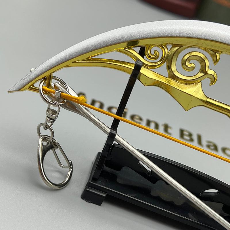Bow of Light Replica - The Legend of Zelda Breath of the Wild Holy Relic 1:6 Scale | Zelda's Blessing Electroplated String & Sacred Glow Finish | Hyrule Castle Final Battle Display for Calamity Survivors - BlacksmithSONG
