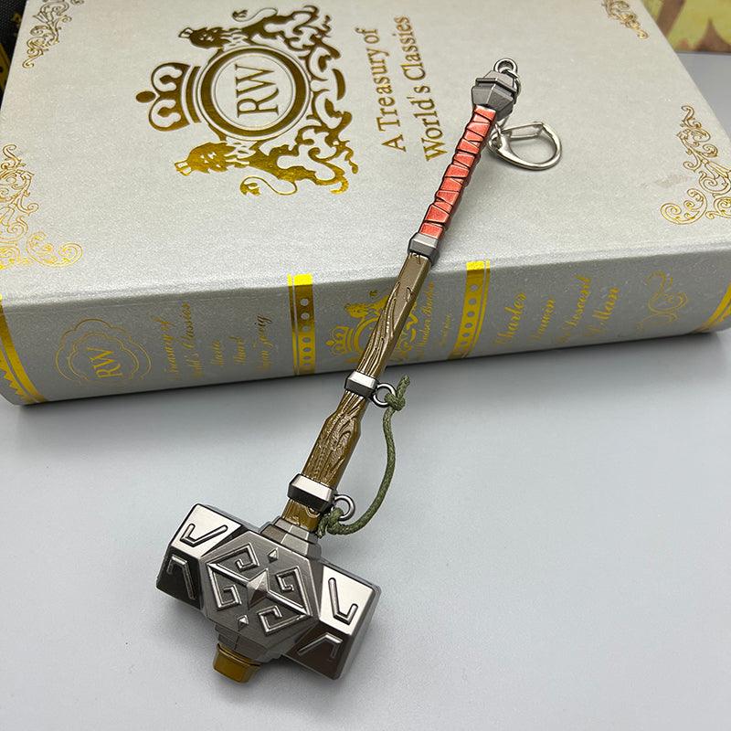 Iron Sledgehammer Replica - The Legend of Zelda Mining & Combat Tool 1:6 Scale | Goron-Crafted Zinc Alloy & Rustic Forged Finish | Death Mountain Ore Collector's Display - BlacksmithSONG