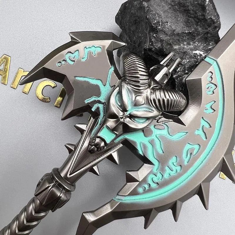 Shadowmourne Axe Replica | World of Warcraft | 1:6 Scale Metal Collectible | BlacksmithSONG - BlacksmithSONG