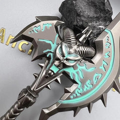 Shadowmourne Axe Replica | World of Warcraft | 1:6 Scale Metal Collectible | BlacksmithSONG - BlacksmithSONG
